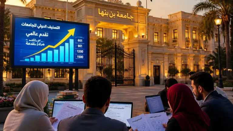 جامعة بنها تحرز تقدمًا في ترتيب مؤشر نيتشر للأبحاث وتبرز في العلوم الفيزيائية