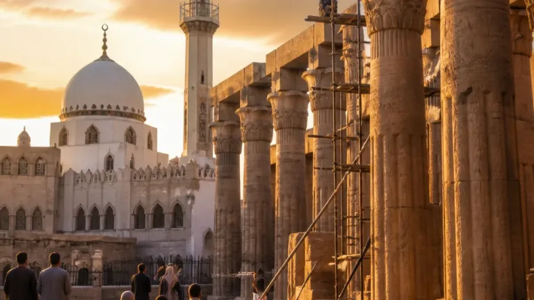 مسجد سيدي أبي الحجاج بالأقصر يتلقى أكبر خطة تطوير ويؤكد تعاقب الحضارات في قلب المدينة