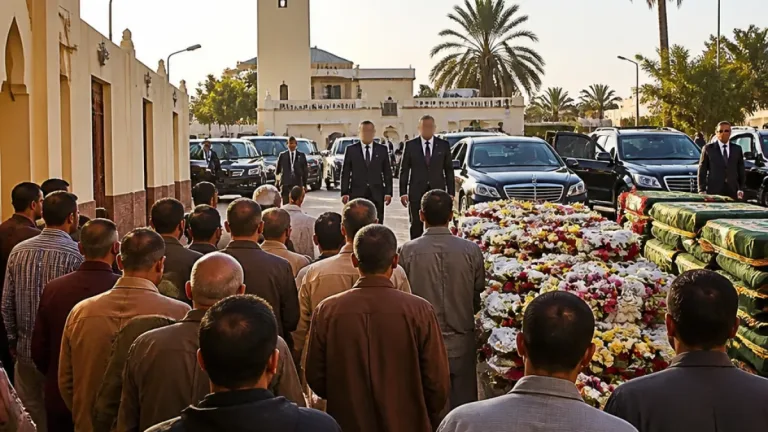 محافظ الإسماعيلية يشارك محافظ الشرقية عزاء أسر ضحايا حادث «شهداء لقمة العيش» من قرية الملاك