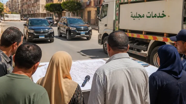 محافظ بورسعيد يلتقى أهالي القابوطي ويوجه بسرعة بحث شكاواهم ضمن جولات ميدانية مستمرة