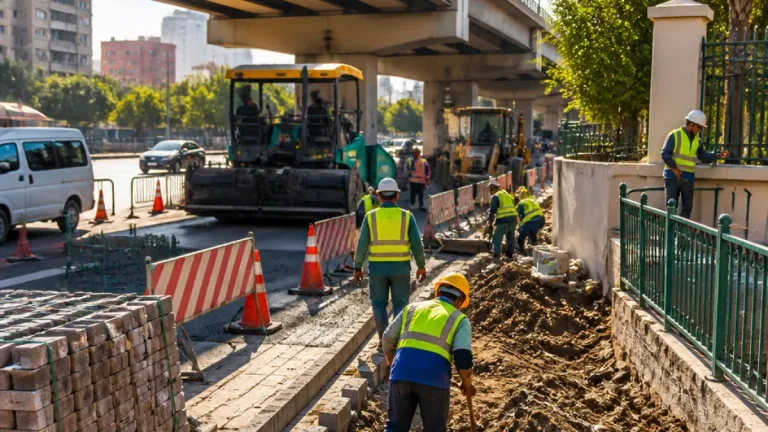الجيزة تواصل خطة تطوير الطرق ورفع المظهر الحضاري في عدة أحياء
