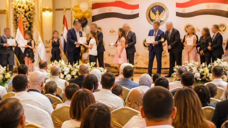 حفل تكريم أوائل الثانوية والمتفوقين في شرق القاهرة بحضور قيادات حزب «حماة الوطن»