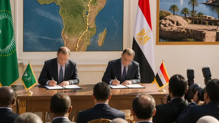 أسوان توقع بروتوكولًا مع الأكاديمية لتحويل المحافظة إلى محور لوجستي واستثماري إقليمي