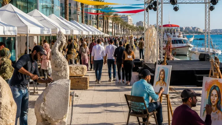انطلاق الدورة الأولى لـ«Art by the Red Sea» بالغردقة بمشاركة فنانين من مصر ودول عدة
