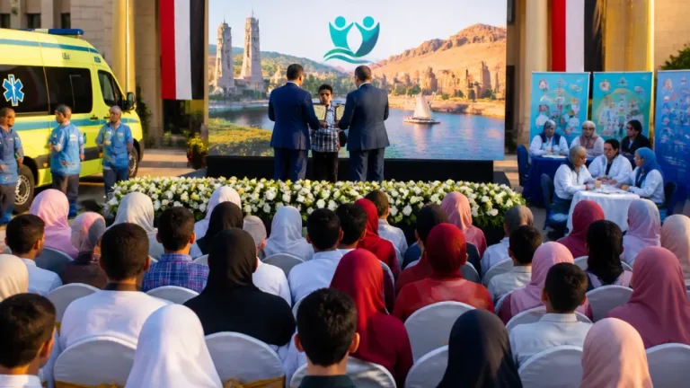 أسوان تحتفي بالمولد وتكرم أوائل التعليم بينما المحافظة تضع السكان ضمن أولوياتها