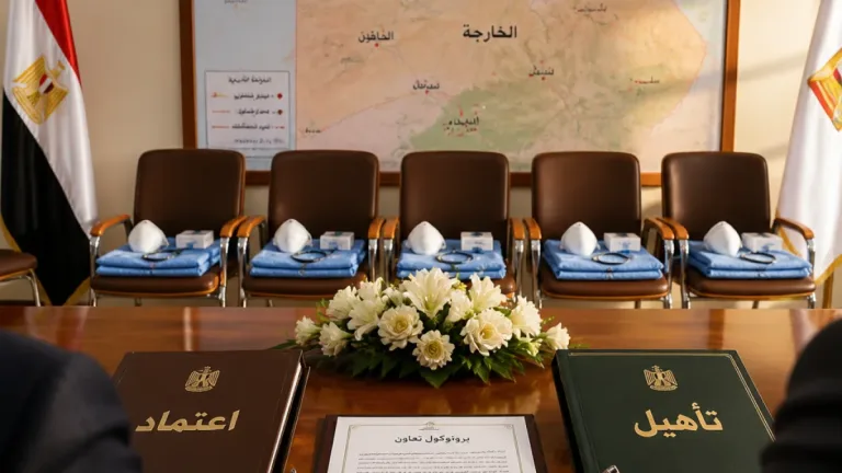 بروتوكول لتأهيل المنشآت والكوادر الصحية بالوادي الجديد تمهيدًا للانضمام لمنظومة التأمين الصحي الشامل