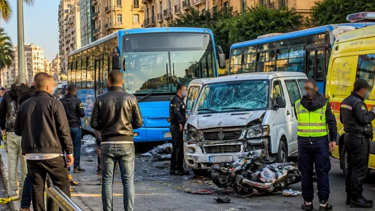 ضبط قائدي أتوبيسين بالإسكندرية بعد اصطدام أسفر عن إصابة واعترافهما بالتحميل على الطريق