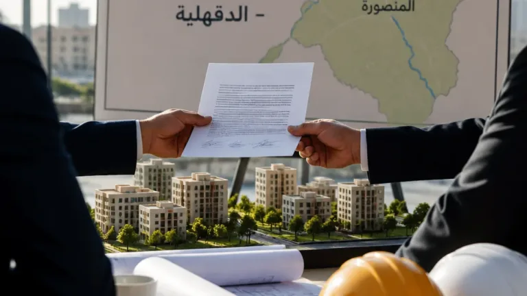بروتوكول لتأهيل المناطق غير المخططة في الدقهلية بجهود مشتركة بين المحافظة وصندوق التنمية الحضرية