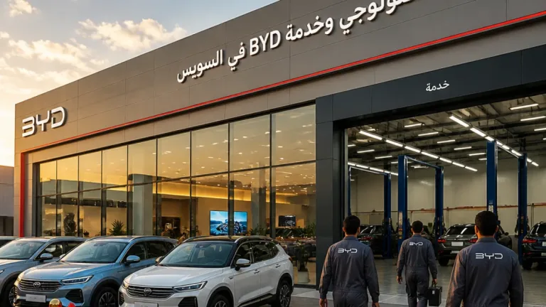 افتتاح أول مركز تكنولوجي لعلامة BYD في محافظة السويس لتقريب خدمات البيع والصيانة