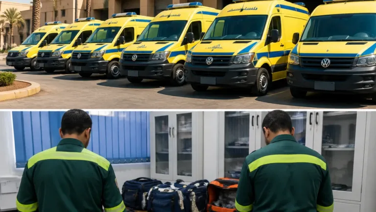 هيئة الإسعاف تعلن بدء تطبيق زيادات الأجور وتفقد نقاط الخدمات في بورسعيد والإسماعيلية