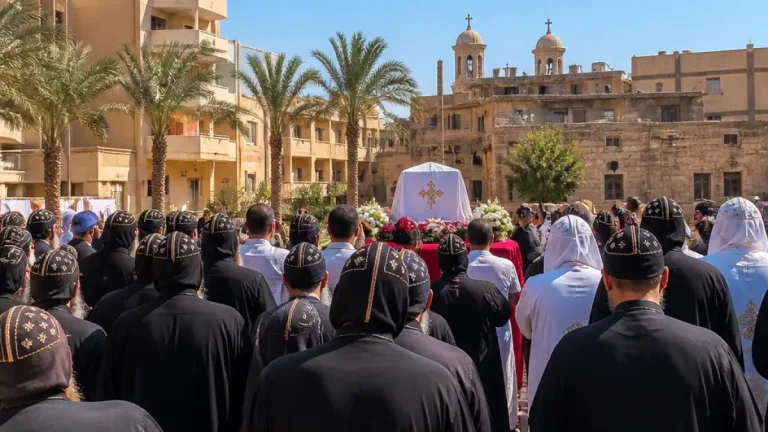 الأنبا تواضروس يضع حجر أساس كاتدرائية جديدة بدير البهنسا ويفتتح مبانٍ خدمة وزيارة رعوية للمنيا