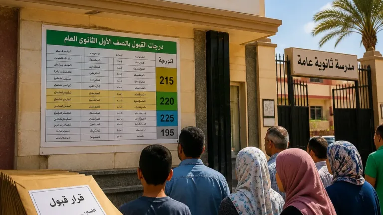محافظ الشرقية يخفض مرة ثالثة تنسيق القبول بالصف الأول الثانوي العام والفني للعام 2026/2027