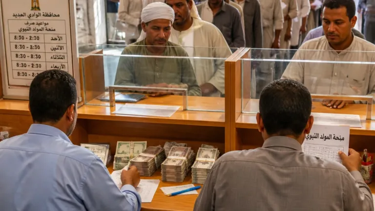 المدينة تشرع في صرف منحة المولد للنقابيين وغير المنتظمين بالمحافظة بمبلغ 11.2 مليون جنيه