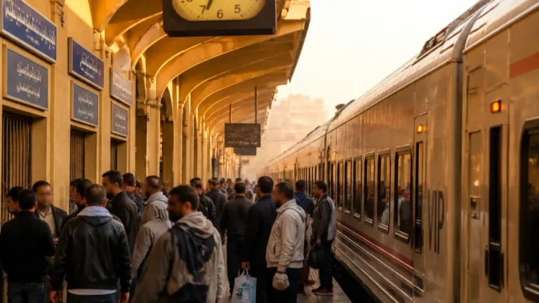 مواعيد رحلات القطارات من أسوان إلى القاهرة اليوم الأربعاء 12 أغسطس 2026