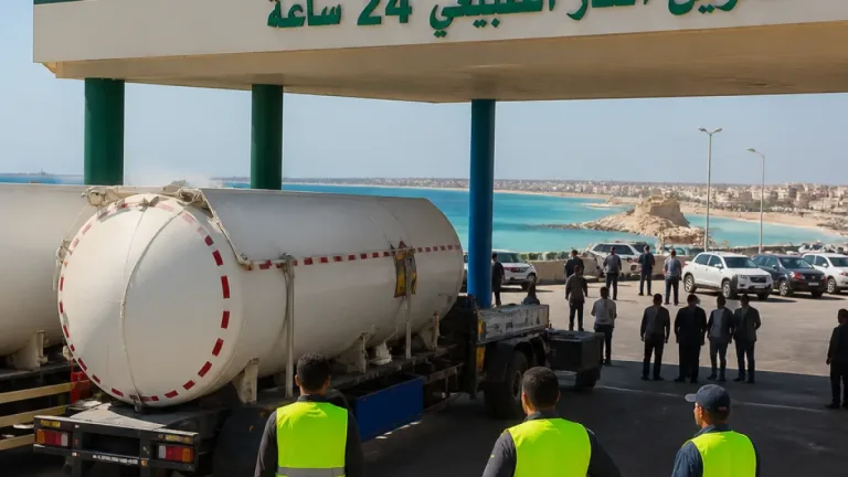 محافظ مطروح يتفقد سيارتي تموين بالغاز الطبيعي ويأمر بتشغيلهما على مدار 24 ساعة