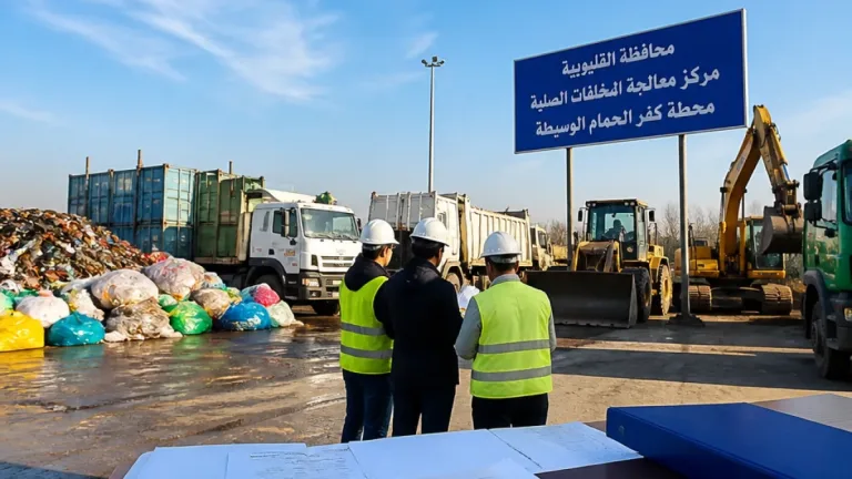 القليوبية تبدأ إجراءات استلام محطة كفر الحمام الوسيطة تمهيدًا لتشغيلها خلال العيد القومي