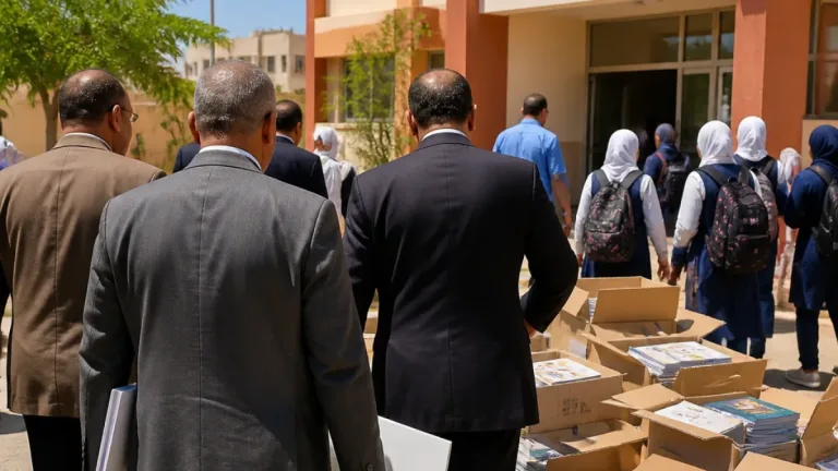 وكيل تعليم دمياط يقود جولة وزارية لمتابعة انتظام الدراسة في مدارس دمياط الجديدة