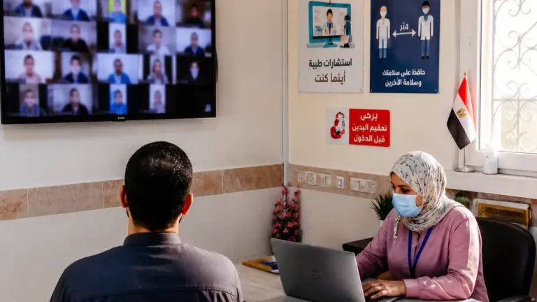 شمال سيناء تطلق خدمة «التيلي ميدسين» لتقديم الاستشارات الطبية عن بعد وتخفيف سفر المرضى