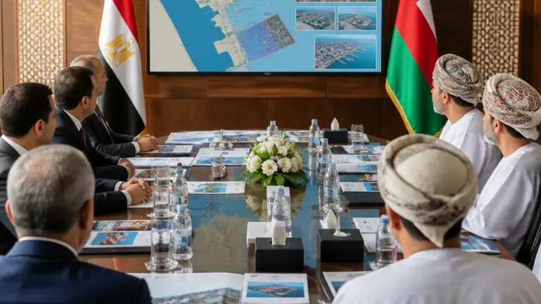 المنطقة الاقتصادية لقناة السويس تستعرض فرص الاستثمار أمام وفد عُماني وتبحث آليات التعاون