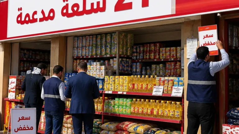 محافظ مطروح يتفقد منافذ مبادرة خفض الأسعار ويوجه بتوسيعها لضمان وصول 21 سلعة مدعمة