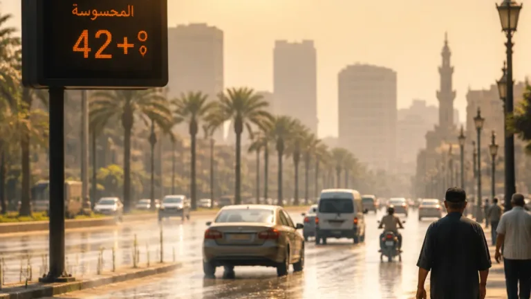 الأرصاد تحذر: ذروة الموجة الحارة غدا وبعد غد ودرجات القاهرة تصل 40 والمحسوسة تتجاوز 42