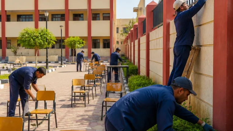 محافظ السويس يتفقد مدرسة بمدينة الملك عبدالله ويشدد على تجهيز المدارس قبل انطلاق العام الدراسي