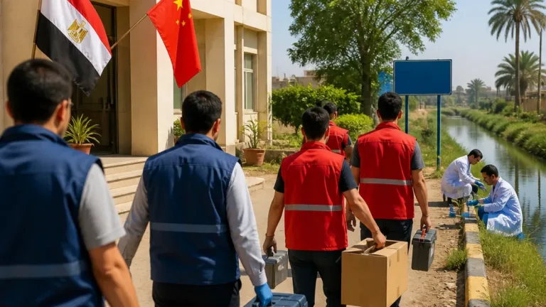 مديرية صحة الغربية تستقبل وفداً صينياً وتطلق برنامج تدريب ميداني لمكافحة الأمراض المتوطنة