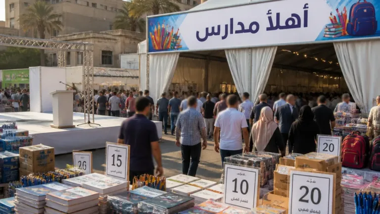 افتتاح المعرض الرئيسى لمبادرة «أهلًا مدارس» فى الجيزة بحضور رئيس الوزراء