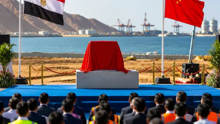 وضع حجر أساس أول مصنع لتخزين الطاقة بمنطقة تيدا بعين السخنة يعزز التحول إلى الطاقة النظيفة