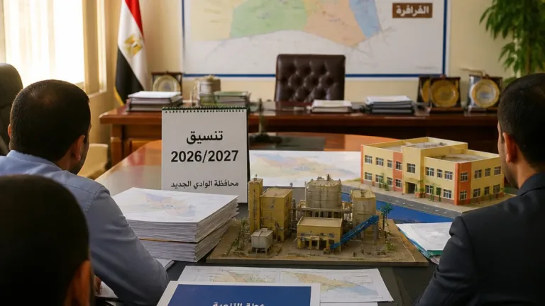 محافظ الوادي الجديد تعتمد تنسيق المرحلة الثانية للثانوي وتبحث مستجدات مشروع «فوسفات مصر»