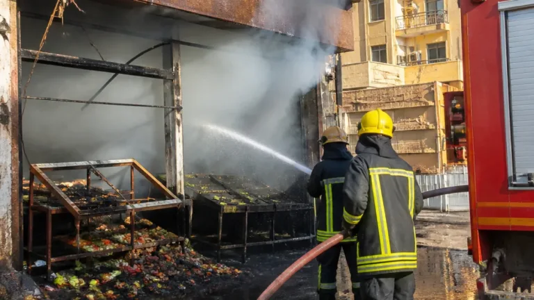 حريق في منفذ لبيع أغذية بمساكن الكاكولا بالإسماعيلية والسيطرة عليه وتم تحرير محضر