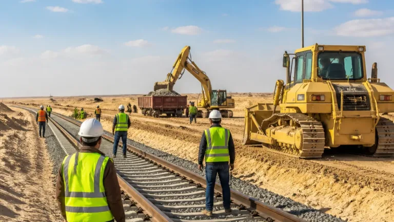 وزير النقل يتفقد تقدم أعمال ممر «العريش ــ طابا» ويؤكد استمرارية المشروعات لخدمة سيناء