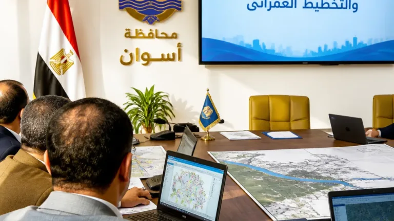 محافظ أسوان يأمر بتعظيم موارد المحافظة وتكثيف تنسيق مركز شبكات المرافق