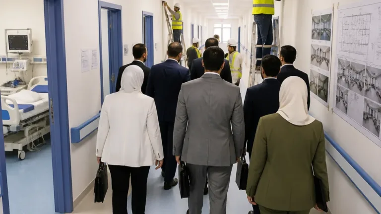 وكيل صحة الجيزة يتفقد أعمال التطوير بأقسام حيوية في مستشفى الشيخ زايد المركزي