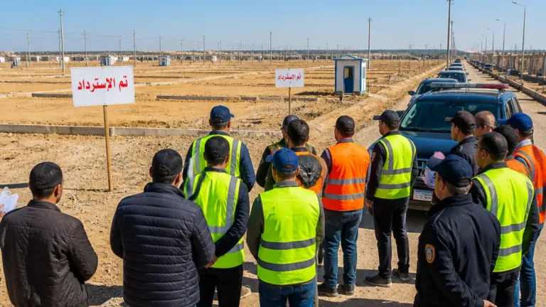 حملات لهيئة التنمية الصناعية تسترد قطعاً من الأراضي غير المستغلة في بني سويف