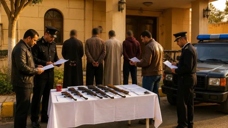 الداخلية تكشف تفاصيل صورة لأشخاص بأسلحة في قنا: التقطت عام 2013 وضُبط المتورطون