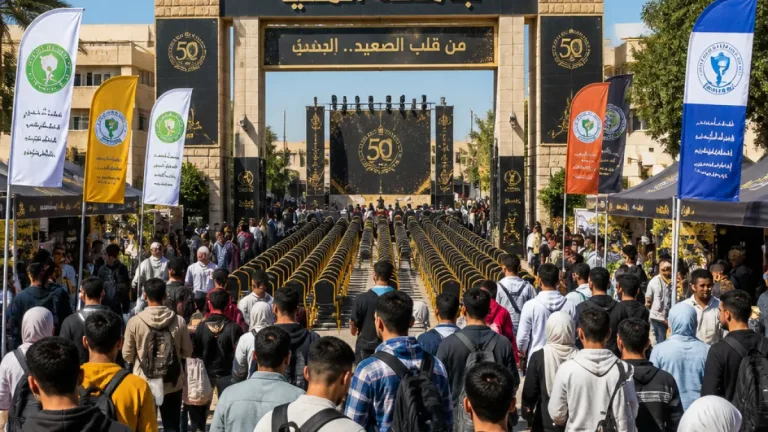 انطلاق أسبوع شباب الجامعات الرابع عشر بجامعة المنيا تحت شعار «من قلب الصعيد.. نبدع»