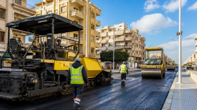 بورسعيد تسرع رفع كفاءة شوارع «أرض العزب» في حملة تطوير شاملة للبنية التحتية