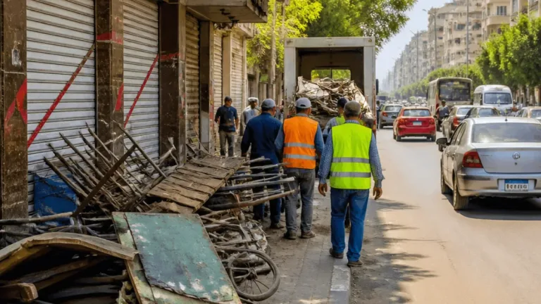 حملات مكثفة لإزالة الإشغالات والتعديات في الجيزة وتعزيز انضباط الشوارع