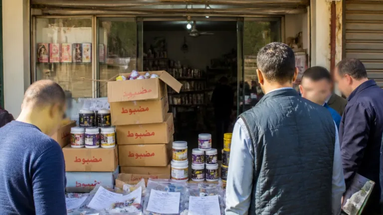 ضبط انتحل صفة طبيب ومصادرة مستحضرات تجميل ومكملات غير مسجلة بالفيوم