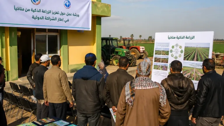 محافظ البحيرة تبحث دعم منظومة الإرشاد الزراعي وتعزيز الزراعة الذكية مناخياً