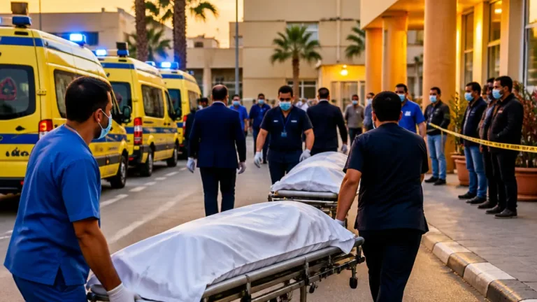محافظا الإسماعيلية والشرقية يتابعان ميدانياً إجراءات تسليم جثامين ضحايا حادث الدواويس ويؤكدان دعم الأسر