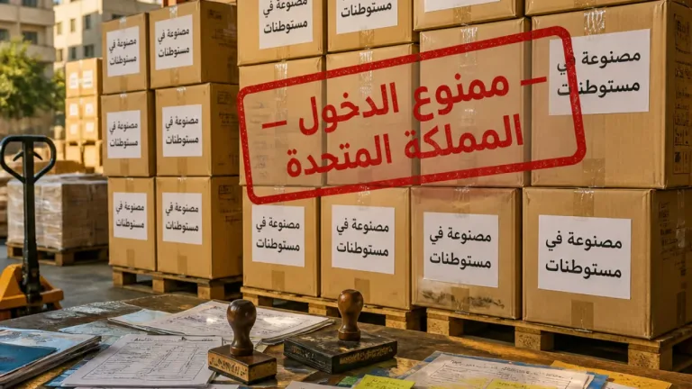 بريطانيا تُعلن حظراً على واردات قادمة من المستوطنات الإسرائيلية وتعلن نظام عقوبات شامل