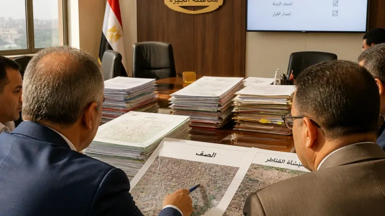 محافظ الجيزة يشدّد على تسريع فحص طلبات تقنين التعديات وتمكين المتقدمين الجادين