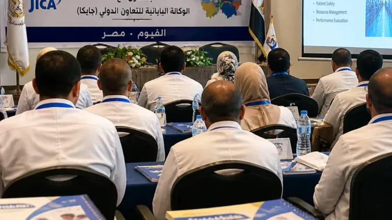جامعة الفيوم تحتضن برنامجًا تدريبيا لسلامة وجودة الرعاية بمشاركة أطباء من 9 دول إفريقية