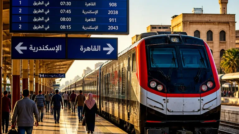 جداول تشغيل قطارات القاهرة–الإسكندرية اليوم وتأثيرها على حركة الركاب في دمنهور