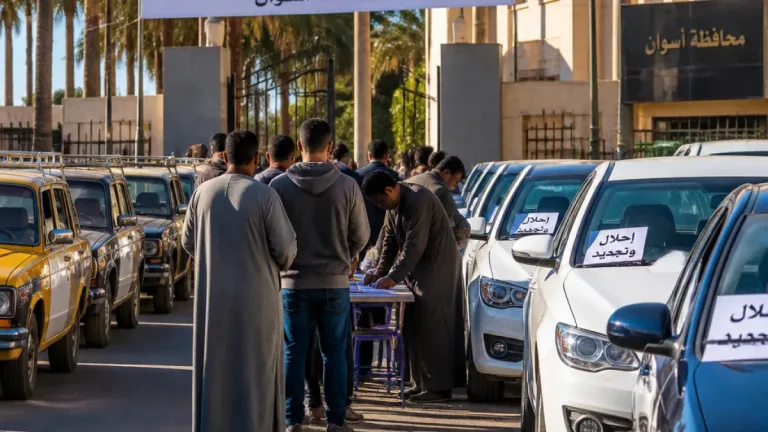 محافظة أسوان تطلق مبادرة لإحلال سيارات التاكسي القديمة بسيارات حديثة بشروط تمهيدية