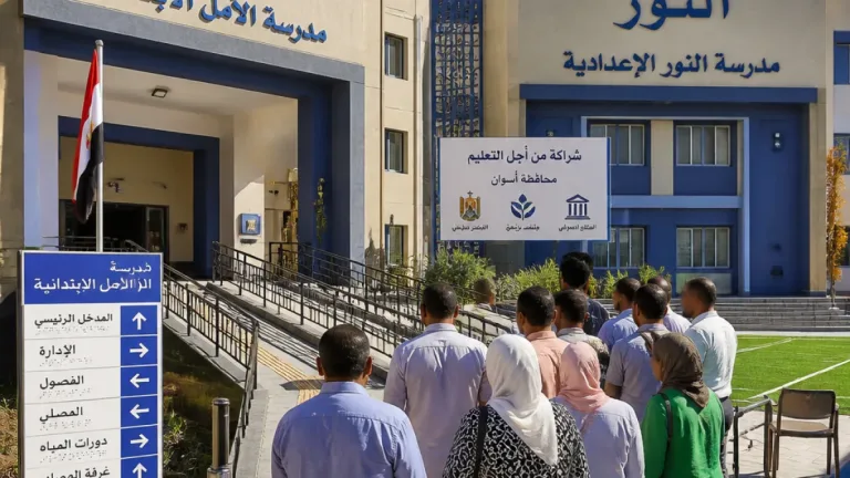 محافظ أسوان يفتتح مدرستي «الأمل» و«النور» بعد تطوير شامل لخدمة ذوى الإعاقة