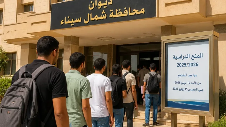محافظ شمال سيناء يعتمد ضوابط التقدم للمنح الدراسية للعام الجامعي 2025/2026