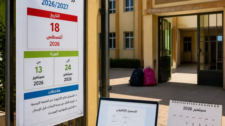 وزارتي التربية تُعلن رزنامة التسجيل في الطور التحضيري والسنة الأولى ابتدائي وإجراءاتها للآباء